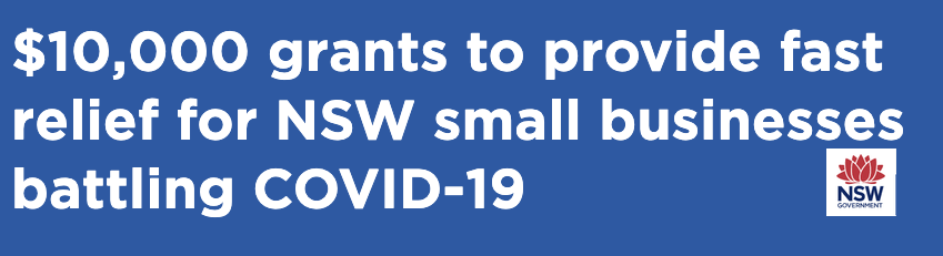 NSW $10,000 Grant for Small Business